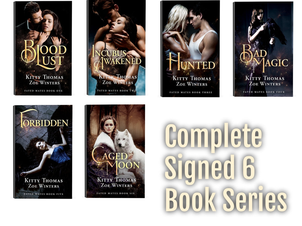 Fated Mates, Complete Signed 6 Book Series (Paperback)